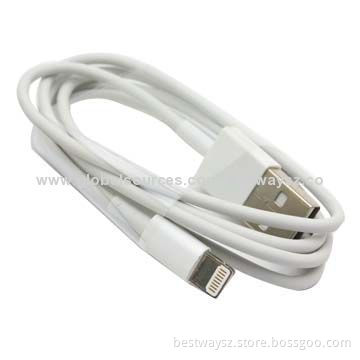 USB cable for iPhone, with MFI certificate, 8 pin connector, length 1 meter